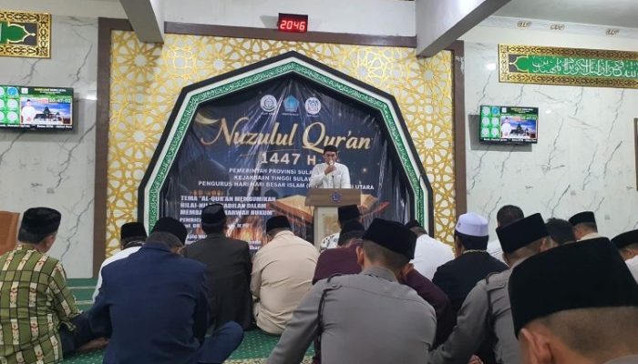 Kegiatan Nuzulul Qur’an 1447 H, di Masjid Jami Nurul Huda Ketang Baru Mendapat Pengamanan Polsek Singkil