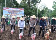 Polresta Manado Tanam Jagung Raya Kuartal I Tahun 2026 di Empat Lokasi, Dukung Ketahanan Pangan Nasional