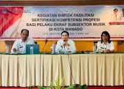 Bimtek Fasilitasi Sertifikasi Kompetensi Profesi Bagi Pelaku Ekraf Subsektor Musik di Kota Manado