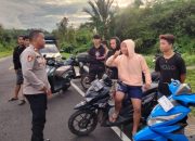 Polsek Pineleng Gelar Patroli Antisipasi Balap Liar di Jalan Ring Road 3