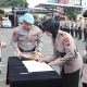 Upacara Sertijab Sejumlah Pejabat Utama dan Kapolsek Jajaran Polresta Manado Bergeser