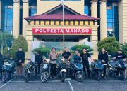 Polresta Manado Tertibkan Aksi Balap Liar di Wilayah Mapanget, Jaga Keamanan Dan Ketertiban masyarakat