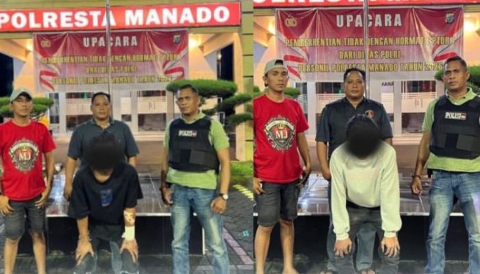 Dua Pelaku Pengeroyokan di Winangun Satu, Berhasil Diringkus Tim Alpha Polresta Manado