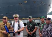 Queen Mary 2 Sandar di Bitung, Dandim dan Forkopimda Sambut Wisatawan Dunia
