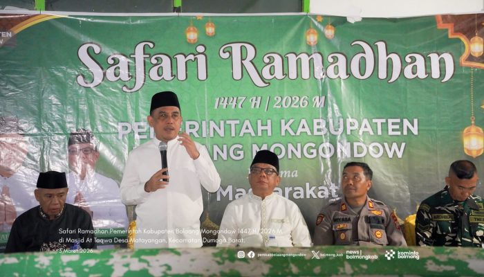 Mengasuh Ukhuwah Pemerintah dan Masyarakat, Dilakukan Pemkab Bolmong Lewat Safari Ramadhan