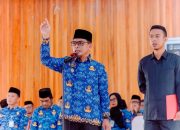Sebelum Libur Lebaran Idul Fitri, Bupati Bolmut Absensi ASN Lewat Apel Korpri