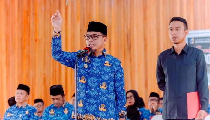 Sebelum Libur Lebaran Idul Fitri, Bupati Bolmut Absensi ASN Lewat Apel Korpri