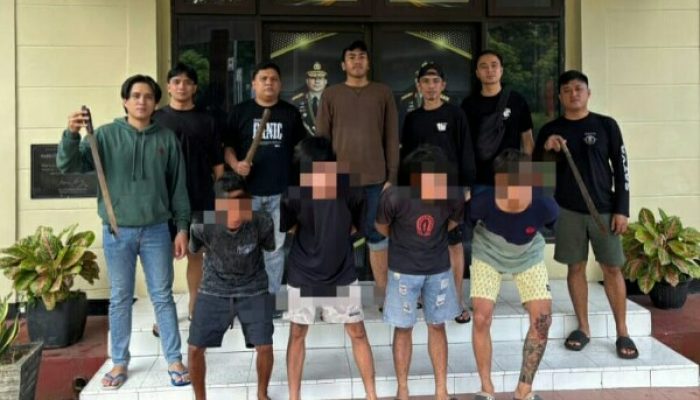 Empat Pelaku Pengeroyokan Bersajam di Sukur Airmadidi Berhasil Dibungkus Timsus Polres Minut