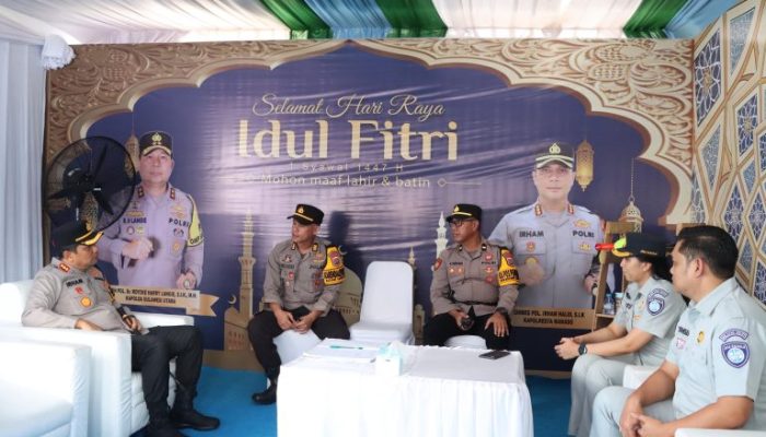 Pastikan Kesiapsiagaan Personel, Kapolresta Manado Tinjau Sejumlah Pos Pengamanan Ops Ketupat Samrat 2026