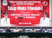 Tatap Muka Triwulan I Bersama Pimpinan Rumah Ibadah se-Kota Manado Jadi Wadah Koordinasi