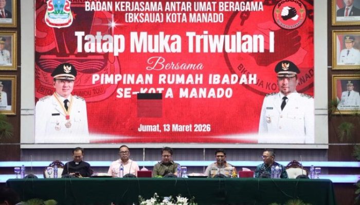 Tatap Muka Triwulan I Bersama Pimpinan Rumah Ibadah se-Kota Manado Jadi Wadah Koordinasi