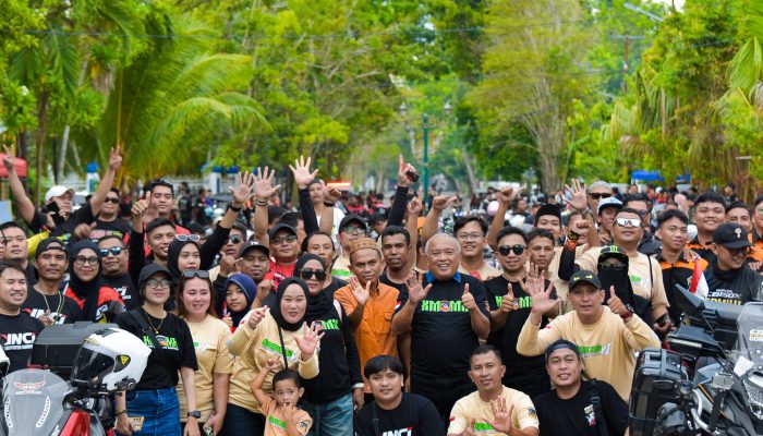 Berbaur Bersama Komunitas Motor di Bulan Ramadan, Wabup Tonny Junus Hadiri Nyoride Jilid VI