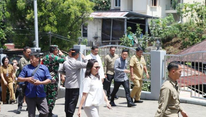 Sambut Kunjungan Wakil Presiden RI di Minahasa, Polresta Manado Pastikan Situasi Pascagempa Aman dam Kondusif