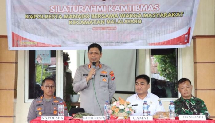 Kapolresta Manado Terus Perkuat Komitmen Jaga Kamtibmas, Bangun Kedekatan Dengan Warga di Malalayang