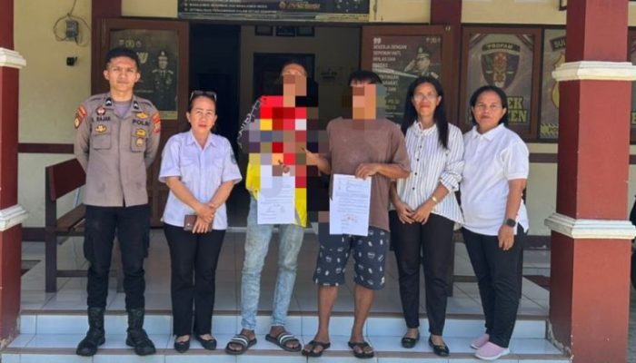 Polsek Bunaken Selesaikan Kasus Dugaan Pengancaman Lewat Problem Solving, Kedua Pihak Sepakat Berdamai