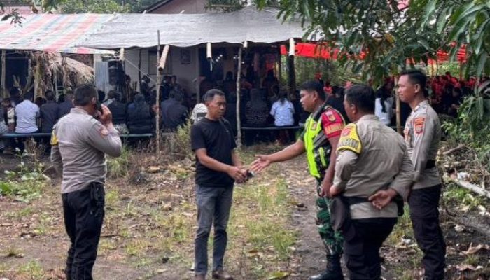 Polsek Wori Intensifkan Patroli Kewilayahan, Perkuat Kamtibmas di Desa Lansa