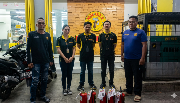 Dipercaya Ritel Besar, CV Dvincen Jaya Perkuat Sistem Proteksi Kebakaran MR DIY