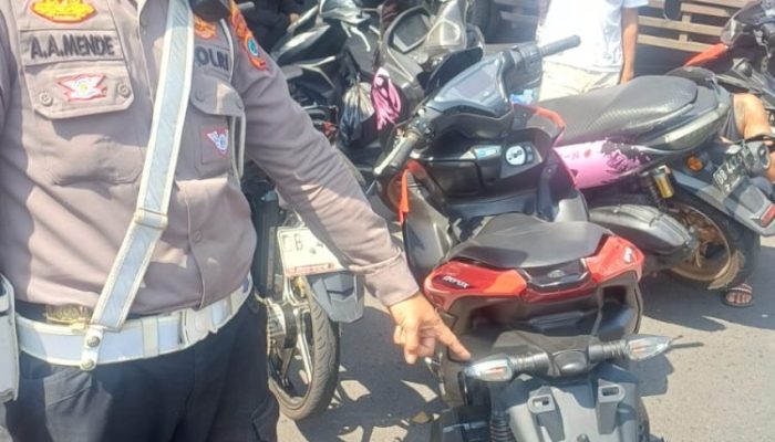 Satlantas Polresta Manado Tertibkan Kendaraan Berknalpot Tidak Sesuai dan Tanpa TNKB, 24 Pelanggar Ditilang