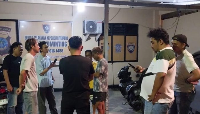Respon Cepat Laporan 112/110, Polsek Tuminting Amankan Perkelahian Warga di Mahawu