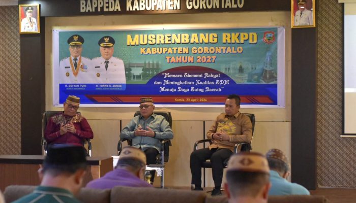 Kabupaten Gorontalo Targetkan IPM dan Pertumbuhan Ekonomi Naik Bertahap hingga 2029