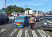 Pos Cakalang Polsek Tikala Ciptakan Keamanan, Tekan Kemacetan dan Pelanggaran Lalu Lintas