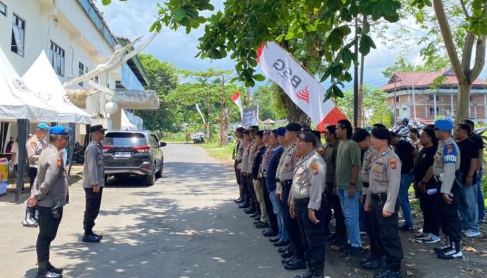 Jamin Keamanan Liga 4 Piala Gubernur Sulut, Polresta Manado Siagakan Personel di Stadion Klabat