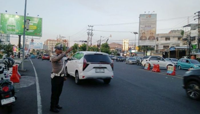 Pos Cakalang di Patung Wolter Monginsidi, Cegah Macet dan Pelanggaran