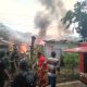 Api Mengamuk di Kompleks Empang, Empat Rumah Warga Hangus