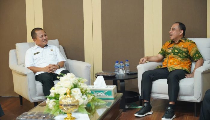 Sinergi dan Transparansi, Bupati Yusra Alhabsyi Terima Kunjungan Kepala BPK RI Perwakilan Sulut