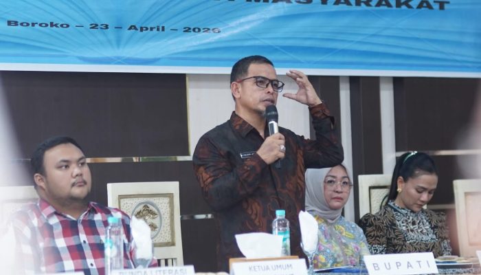 Bupati Bolmut Apresiasi Sosialisasi Budaya Baca dan Literasi Pada Satuan Pendidikan