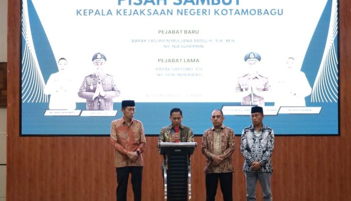 Sinergi Berlanjut, Bupati Yusra Alhabsyi Hadiri Pisah Sambut Kajari Kotamobagu