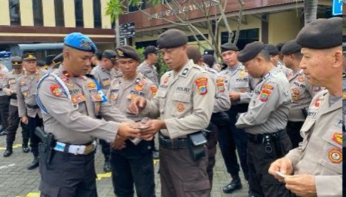 Sie Propam Polresta Manado Gelar Gaktibplin dan Pengawasan Apel Pagi, Tegakkan Disiplin Personel