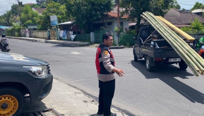 Intensifkan Pos Cakalang, Kapolsek Singkil: Disiplin Berlalu Lintas Kunci Cegah Kemacetan