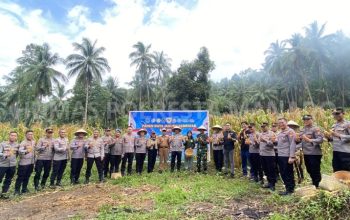 Swasembada Pangan, Polresta Manado Gelar Panen Raya Jagung Serentak Kuartal II Tahun 2026