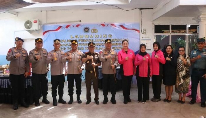 Komitmen Dukung Program Nasional MBG, Kapolda Sulut Resmikan Operasional SPPG Polres Sitaro