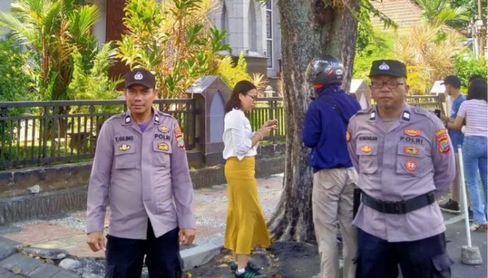 Pengamanan Ibadah Kenaikan Yesus Kristus Berlangsung Khidmat dan Kondusif