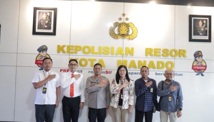 Kapolresta Manado Terima Audiensi Kepala KPP Pratama Manado, Perkuat Sinergitas Antarinstansi