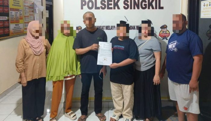Melalui Problem Solving, Polsek Singkil Selesaikan Kasus Dugaan Penganiayaan, Kedua Pihak Sepakat Berdamai