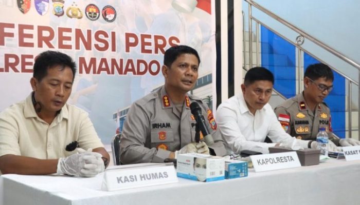 Polresta Manado Bongkar Peredaran Obat Keras Ilegal, 7.000 Butir Trihexyphenidyl Disita