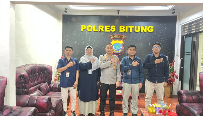 Kapolres Bitung Terima Kepala BPS, Bahas Strategi Pendataan Ekonomi