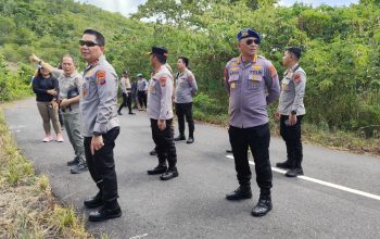 Dir Polairud Dampingi Kapolda Sulut dalam Launching MBG di Kepulauan Sitaro