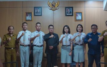 Wali Kota Bitung Resmi Lepas Delegasi Paskibraka, Target Tembus Tingkat Nasional