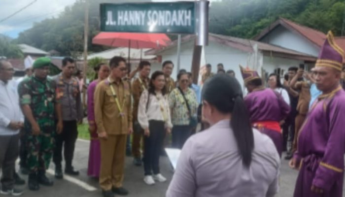 Hengky Honandar Canangkan Jalan Hanny Sondakh, Warga Lembeh Apresiasi Perjuangan Almarhum