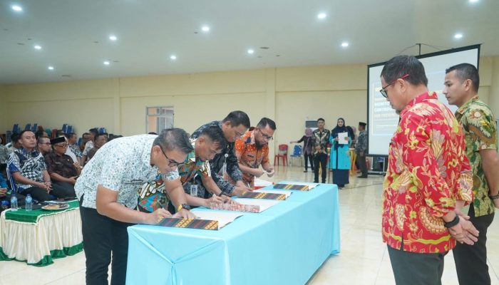 Pemkab Bolmut Rakor Indeks Pencegahan Korupsi Daerah dan Monitoring, Controling, Surveillance For Prevention