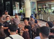 Tim Resmob Polda Sulut Amankan dan Dampingi Proses Olah TKP Kebakaran Mega Mall Manado