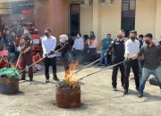 2,85 Miliar Barang Bukti Narkotika Dimusnakan Polda Sumsel