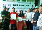 Pemkab Resmikan Rumah Tidak Layak Huni Menjadi Layak Huni di Mementum HUT Bolmut Ke-19