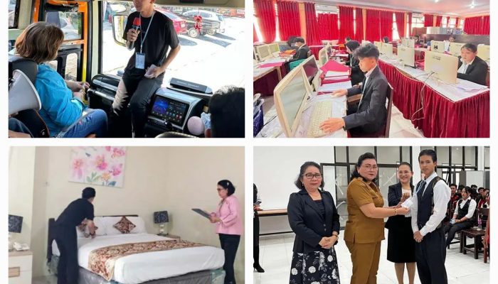 UKK Enam Program Keahlian, 480 Siswa SMK Negeri 1 Manado Berpredikat Kompoten