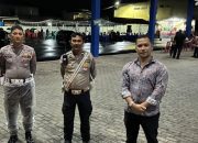 Dihadiri 300 Jemaat, Polsek Malalayang Amankan Ibadah KKR GPDI di Terminal Malalayang