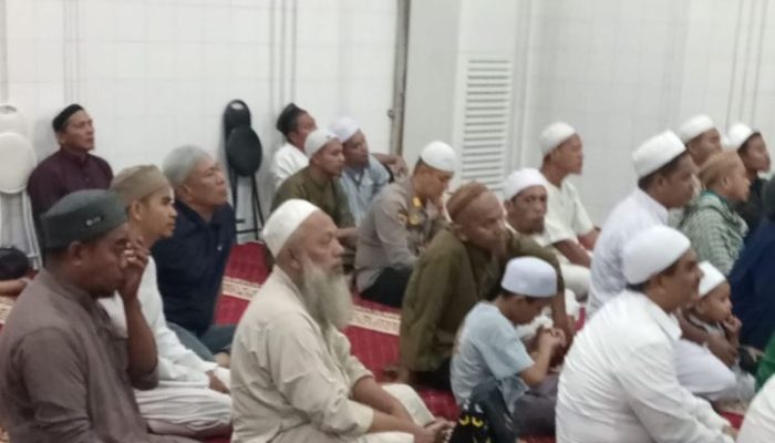 Wujudkan Situasi Kamtibmas yang Aman dan Kondusif, Polsek Wenang Hadiri dan Amankan Ceramah Ustad Deri Suleman